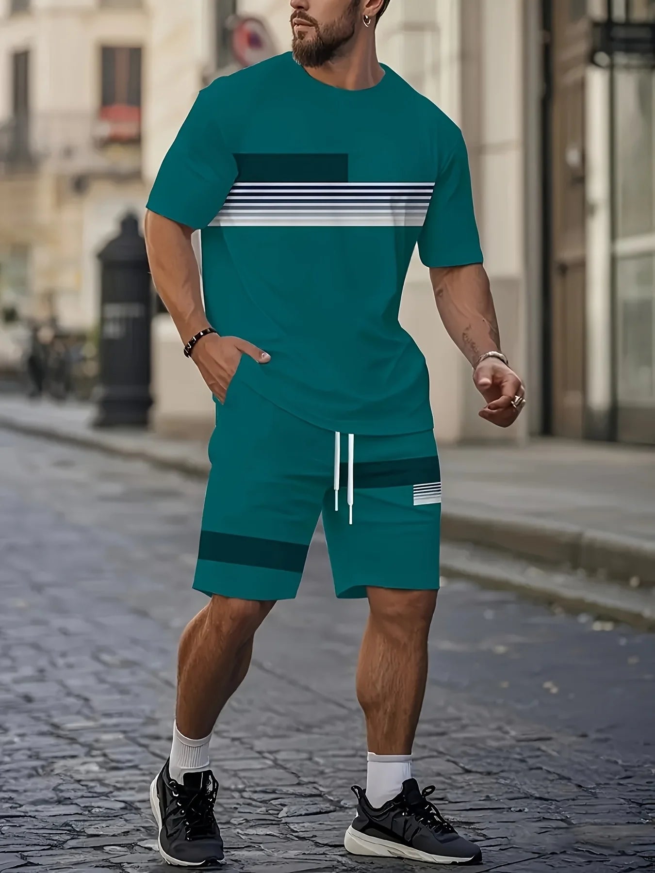 Summer 2026 Bestseller Men's short-sleeved suit Breathable casual
