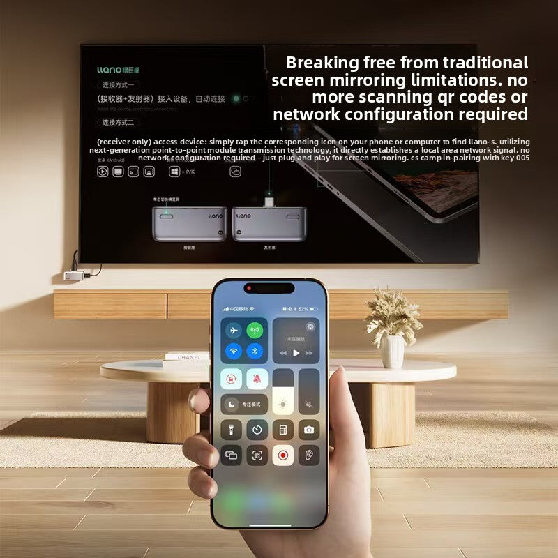 Wireless Display Adapter Type-C HDMI Screen Sharing Device