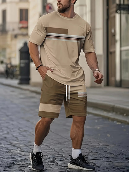 Summer 2026 Bestseller Men's short-sleeved suit Breathable casual