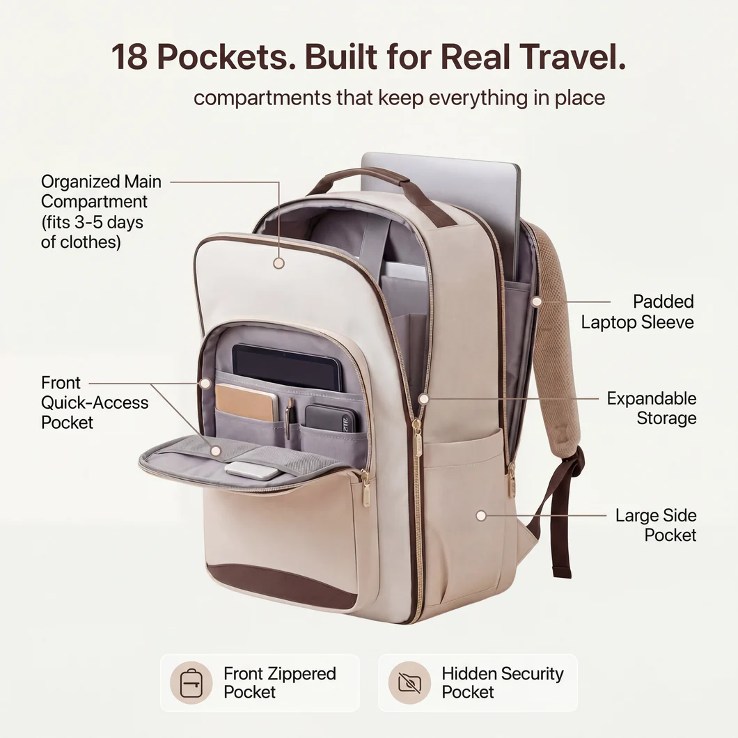 Zoraa™ Travel Backpack