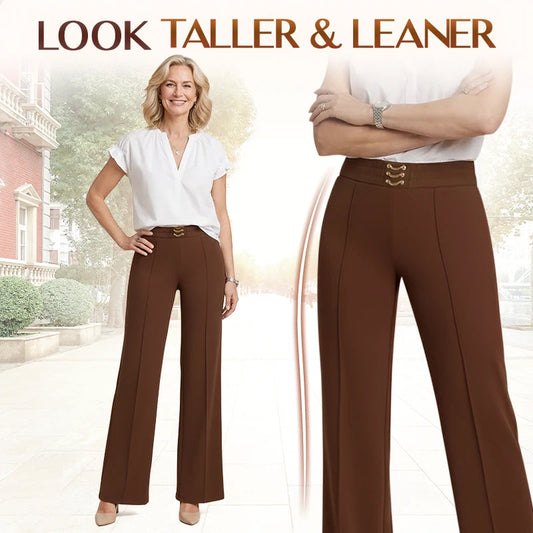 👖 50% OFF! ✨ Women's High-Waisted Wide-Leg Trousers – Fluid fit, lightweight fabric & perfect for an elegant everyday look 🌸